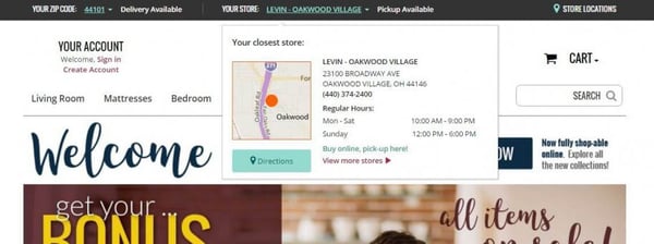 Levin Closest Store